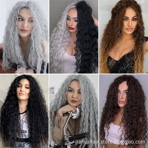 Afro Curls Crochet Braids Ombre Braiding Hair Extensions Deep Wave Twist Crochet Hair Natural Synthetic Wholesale